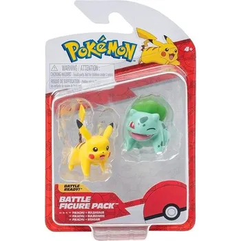 Figurka Pokémon akční Pikachu a Bulbasaur 5 cm
