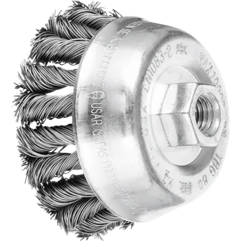 Brusný kotouč Pferd 43306070 |Hrncový kartáč splétaný TBG 80/M14 CT ST 0,50