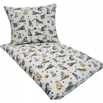 Povlečení Sada povlečení Głęboki Sen 120 x 160 cm bílá