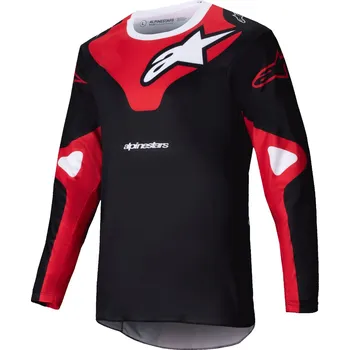 cyklistický dres ALPINESTARS dres RACER VEIL černá/červená 2025 - 2XL