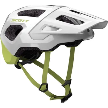 Cyklistická přilba Cyklistická helma SCOTT Argo Plus (CE) white/bitter yellow M/L