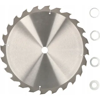 Pilový kotouč KOTOUČOVÁ PILA 300 MM NA DŘEVO VIDIOVÝ KOTOUČ ⌀30 MM 24 ZUBŮ + REDUKČNÍ KROUŽKY