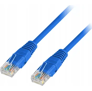Síťový kabel Patchcord Blow U/UTP 5e RJ45 / RJ45 5 m modrý