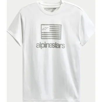 Pánské tričko ALPINESTARS triko FLAG white - XL
