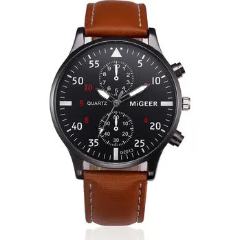 Hodinky Pánské hodinky - luxusní - Hnědá