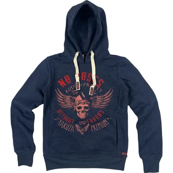 Pánská mikina YAKUZA 3837 tmavě modrá - M