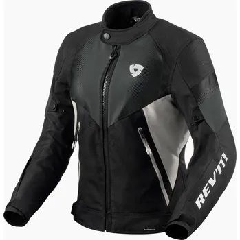 Moto bunda REVIT bunda CONTROL H2O dámská black/silver - 36