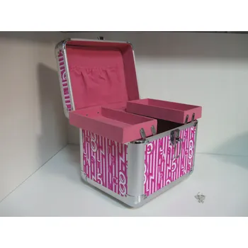 Kosmetická taška ORGANIZÉR NA MAKE-UPOVÉ POTŘEBY KUFŘÍK PRO ZDOBENÍ NEHTŮ