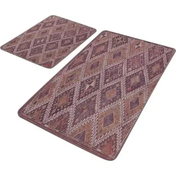 Koupelnová předložka Sametové koupelnové předložky v sadě 2 ks 60x100 cm – Mila Home ID_1769034