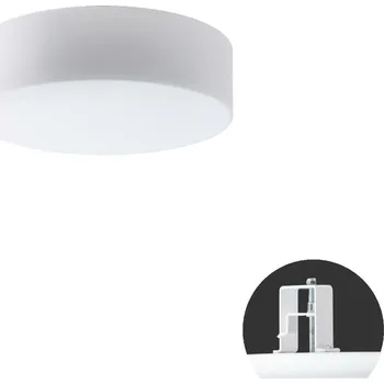 Koupelnové svítidlo OSMONT ERI67117 ERIS V2 stropní/nástěnné skleněné polovestavné svítidlo bílá IP44 3000 K 18W LED HF