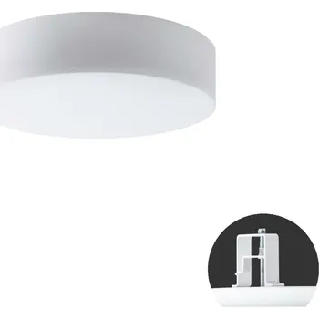 Koupelnové svítidlo OSMONT ERI67641 ERIS V3 stropní/nástěnné skleněné polovestavné svítidlo bílá IP44 4000 K 34W LED DALI