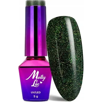 Lak na nehty Hybridní lak barevný lak Molly Lac 622 supernatural 5 ml