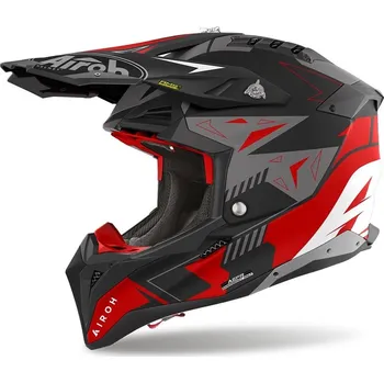 Helma na motorku AIROH přilba AVIATOR 3.0 Spin matt red - XL