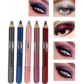 Oční stíny Oční stíny v tužce, konturovací tužka, oční linky, třpytky, 5 ks barev F