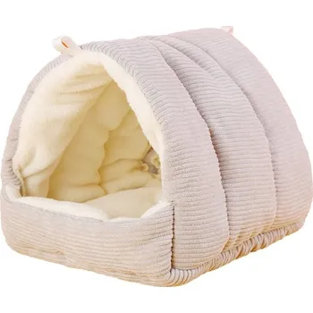 Pelíšek pro psa Teplý pelíšek pro ptáky a malá zvířátka | Úkryt pro zvířátka - Světle šedá,M 19x19x20cm