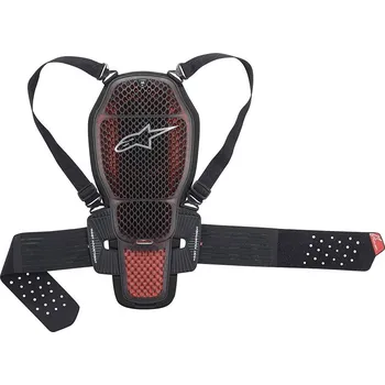 Motodoplněk ALPINESTARS chránič páteře NUCLEON KR-1 CELL transparent smoke/black/red - S
