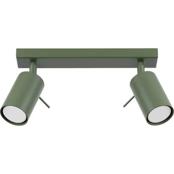 Sollux Lighting Stropní svítidlo RING 2 olivově zelené