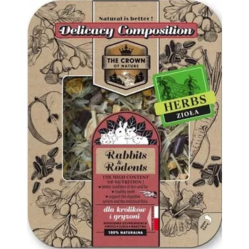 Krmivo pro hlodavce Korona Natury bylinkové pamlsky 0,2 kg pro křeček, osmák degu, králíka, myš, pískomila, potkana, činčilu, morče