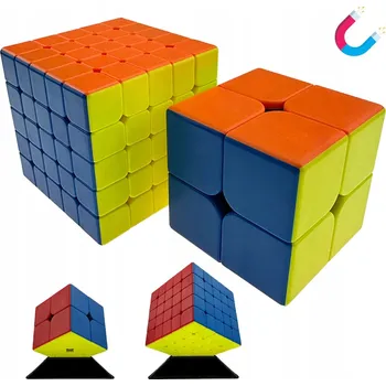 Hlavolam MAGNETICKÁ KOSTKA SADA 2x2 5x5 PROFESIONÁLNÍ