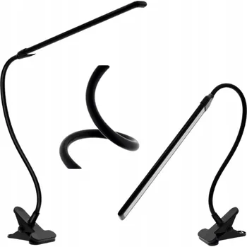 Lampička LED LAMPIČKA NA STŮL S KLIPEM, USB NAPÁJENÍ, FLEXIBILNÍ HLINÍKOVÁ