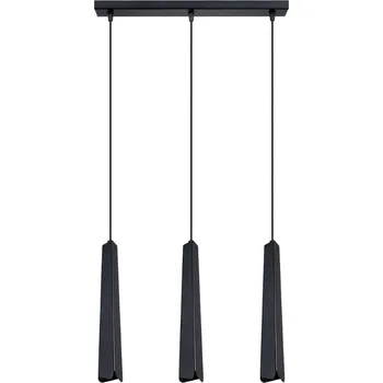 Sollux Lighting Závěsná lampa PRYSM 3L černá