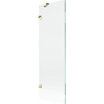 Vanová zástěna Mexen Lunar sprchová zástěna jednokřídlá 60 x 150 cm, transparentní, zlatá - 897-060-000-50-00 Vanové zástěny