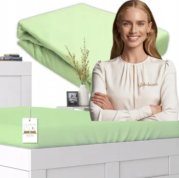 Prostěradlo Prostěradlo JERSEY s Gumou 60x120 Světle Zelené