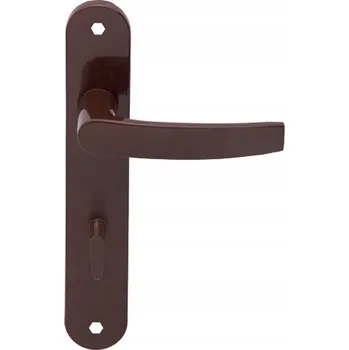 Dveřní kování Interiérová klika VDS Štítek s WC zámkem