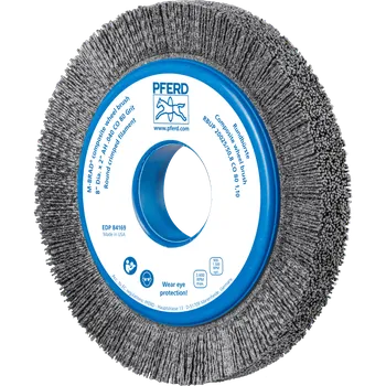 Brusný kotouč Pferd 79184118 | Rotační kartáč na odjehlení, brusné štětiny RBUP 15013/50,8 CO 80 1,10