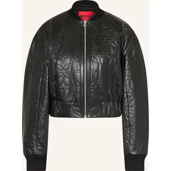 Dámský blejzr Hugo Dámská Kožená Bunda Lesana, černá, 40