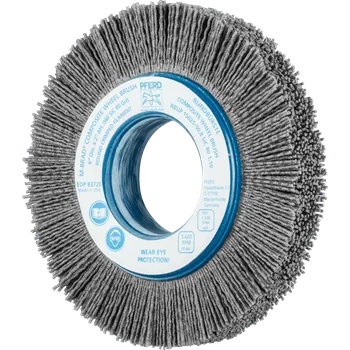 Brusný kotouč Pferd 79183720 | Rotační kartáč na odjehlení, brusné štětiny RBUP 15025/50,8 SIC 80 1,10