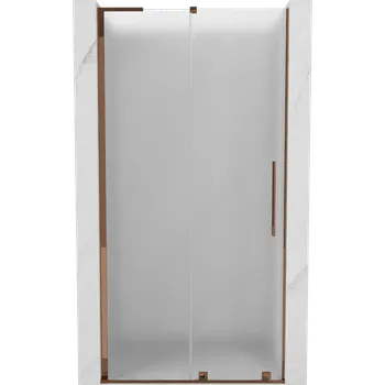 Sprchové dveře Mexen Velar L sprchové dveře posuvné 110 cm, matné, růžové zlato - 871-110-003-31-60 Sprchové dveře