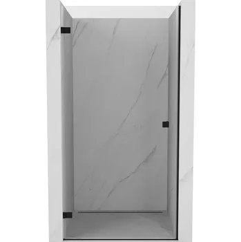 Mexen Lunar-B sprchové dveře otočné levé 90 cm, transparentní, černé - 832-090-000-70-00-L Sprchové dveře