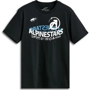 Pánské tričko ALPINESTARS triko SEMICIRCLE CSF černá - 2XL