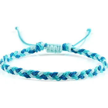 Náramek Ručně pletený tibetský náramek pro štěstí | tibetský náramek | náramek přátelství - 35