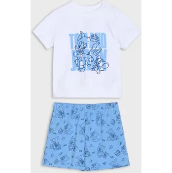 Chlapecké spodní prádlo Sinsay - Dvoudílná pyžamová souprava Tom and Jerry - bílá - 0308U-00X - 0308U-00X-98