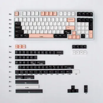 Klávesnice Mechanická klávesnice Keycaps - PBT - 168 ks DS Cherry - Olivia