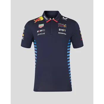Pánské tričko REDBULL polo triko RACING F1 24 navy - 2XL