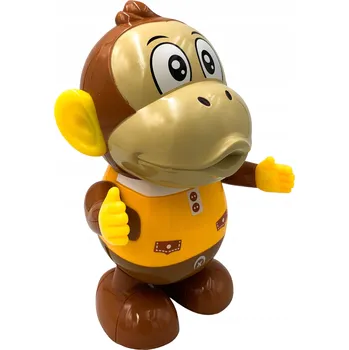 Tancující opička For Fun žluto-hnědá