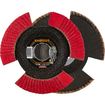 Brusný kotouč Rhodius 210655 | Brusný lamelový kotouč 115x22,2 mm, Z120, VISION SPEED
