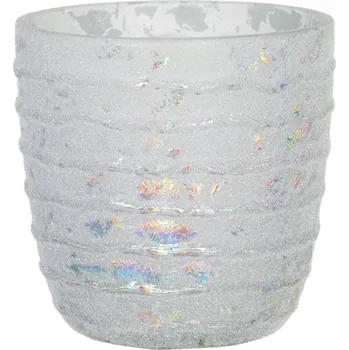 Svícen Skleněný svícen na čajovou svíčku Rosamonde - 10x10 cm