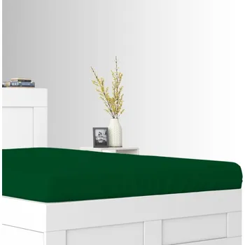 Prostěradlo Froté Prostěradlo s gumou do postýlky 80x180 Tmavě lahvová Premium