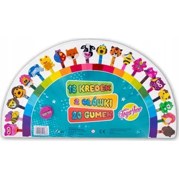 Pastelka Pastelky Tužky gumou XXL sada 20 zvířátek