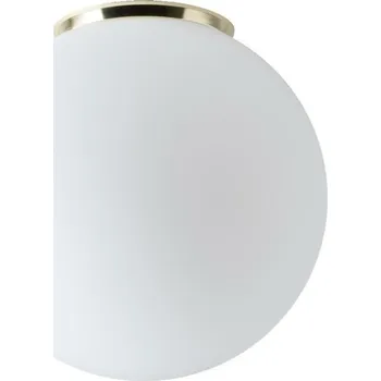 OSMONT STY61738 STYX 3 stropní/nástěnné skleněné svítidlo mosaz leštěná / bílá IP65 4000 K 20W LED