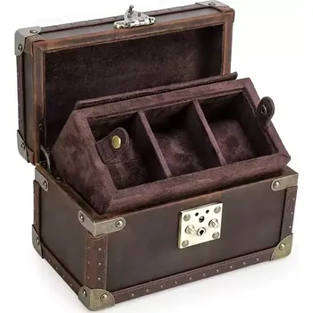 Box na hodinky Contacts® luxusní box na doklady a 3 hodinky BARDET