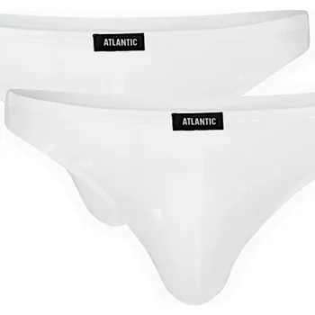 Pánské tanga Atlantic Pánská tanga 253 white S