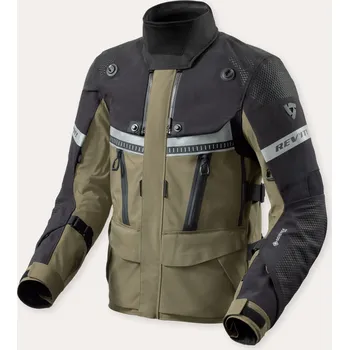 Moto bunda REVIT bunda DOMINATOR 3 GTX black/dark green - L