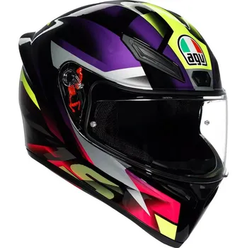 Helma na motorku AGV přilba K-1 S Fastlap black/purple/pink - XL