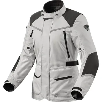 Moto bunda REVIT bunda VOLTIAC 3 H2O dámská silver/black - 46