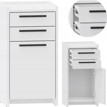 Komoda Komoda ALTIVO 1D2SN bílá velký regál prostorná skříňka na oblečení hračky boty